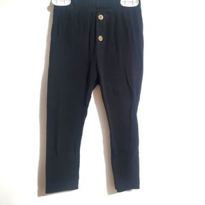 4for20!! Black ribbed leggings 18m